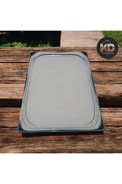 Kütahya Porselen 35X26 Rectangular Boat Serving Presentation Breakfast Plate