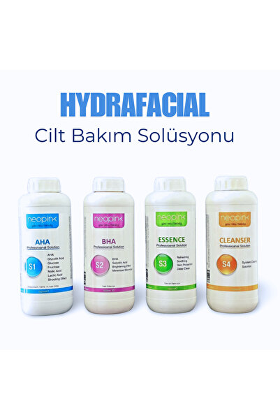 neopink Hydrafacial Cilt Bakım Solüsyonu 4 Lü Set