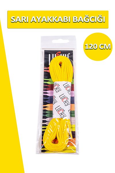 LUCKY 120 Cm Yellow Sports Shoelaces 1 Piece Bag-88