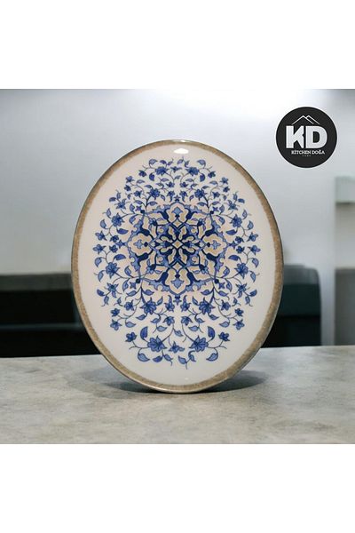 Kütahya Porselen 36X26 Boat Plate
