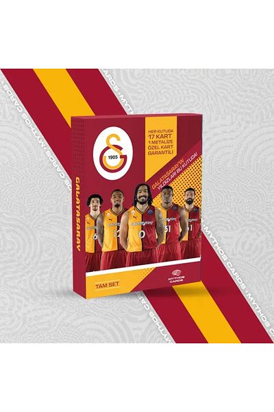 Galatasaray Men's Basketball Full Set Season Cards - Box