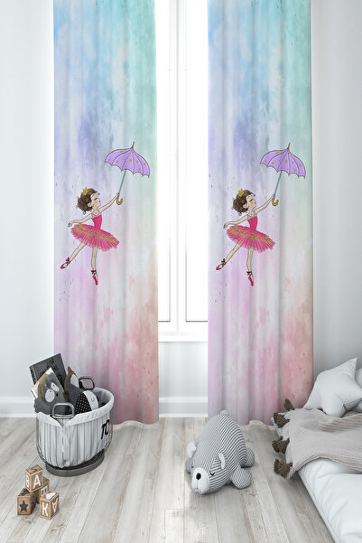 BAMBAŞKA MODA MEKTA HOME CAMERĂ BEBEȘIȚĂ ȘI COPII Cortina de fundal cu 2 arip...