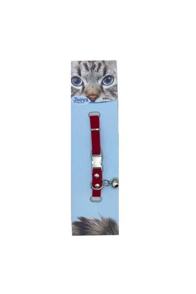 Jooys Velvet Cat Collar with Bell - Red