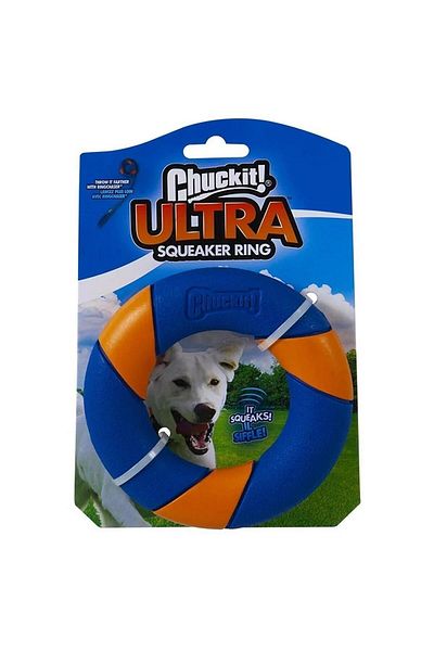 Chuckit !Ultra Squeaker Dog Play Ring with Sound
