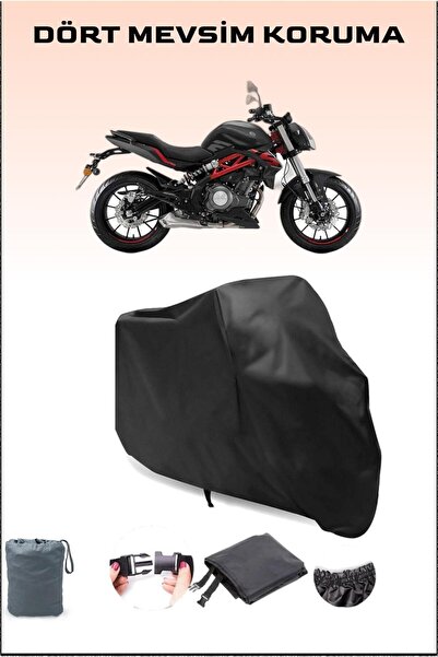 Breen قماش بينيلي Tnt 249-s الأسود المتوافق مع الدراجة النارية، غطاء المحرك