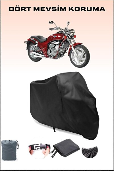 Breen Black Kymco Venox 250 Compatible Motorcycle Tarpaulin, Motor Cover