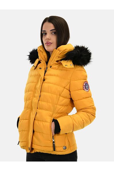 Navahoo Chloe warme Damen Winterjacke Parka Mantel Stepp Kurzjacke gefüttert NEU B301