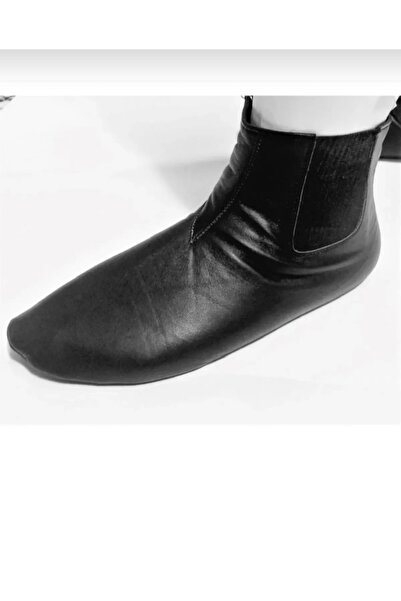 Özkan Ayakkabı HAKİKİ DERİ MEST KADIN VE ERKEK LASTİKLİ FERMUARLI ASTARLI ABDEST ÇORAP MEST