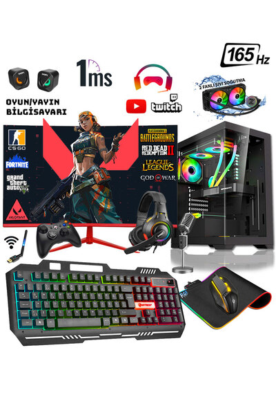 Zeiron xTreme V40 Ryzen 7 5700X 16GB RAM 1TB M.2 Nvme SSD RTX3060 12GB 24" 16...