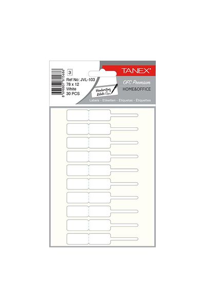 Tanex Jewellry Store Label 78x12mm
