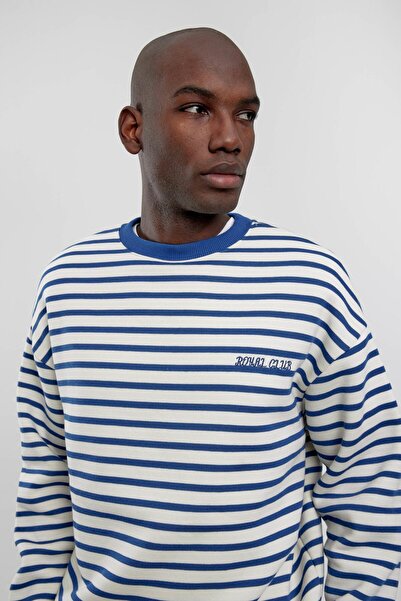 NOMARC Світшот Lacivert Royal Club Çizgili