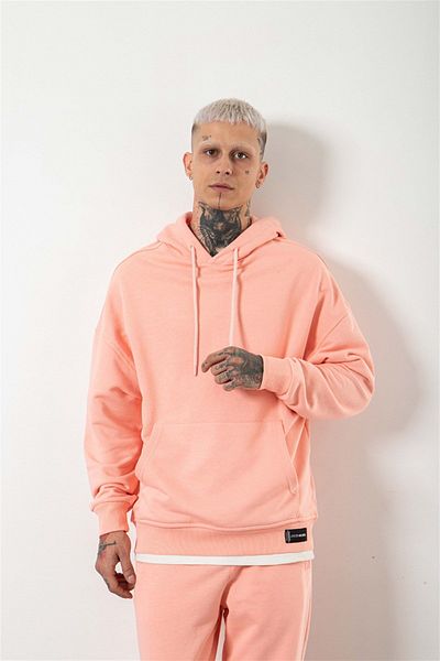 Machinist Ανδρικό φούτερ Basic Unisex Oversize Dark Powder