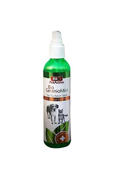 Bio PetActive Bio Geranio Mint Kedi Köpek Deri Tüy Bakım Spreyi 100ml