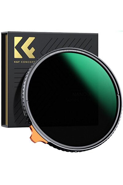 K&F CONCEPT 67mm Black Mist 1/4 + ND8-128 Varıable Nano-X Serisi Filtre ( Değ...