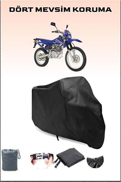 Breen أسود كانوني كروس 250 متوافق مع القماش المشمع للدراجات النارية، غطاء المحرك