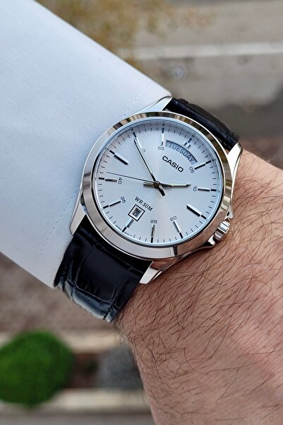 Casio Kadranı Metalik Kordonu Siyah Renk 2 Yıl Garantili Erkek Kol Saati