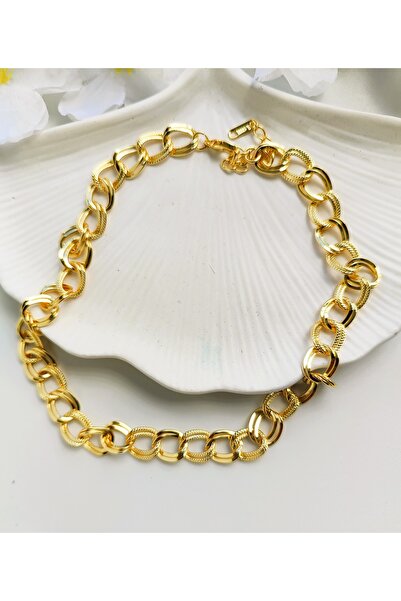 Nilly Accessories Gold Steel Milky Way Necklace