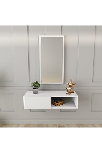 ARNETTİ Clay Aynalı Dresuar Beyaz