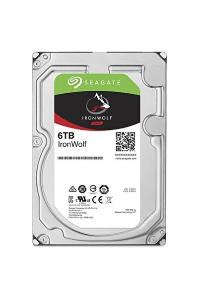 Seagate 6TB Ironwolf 256MB 5400rpm 3.5" SATA 3.0 NAS ST6000VN001 Harddisk