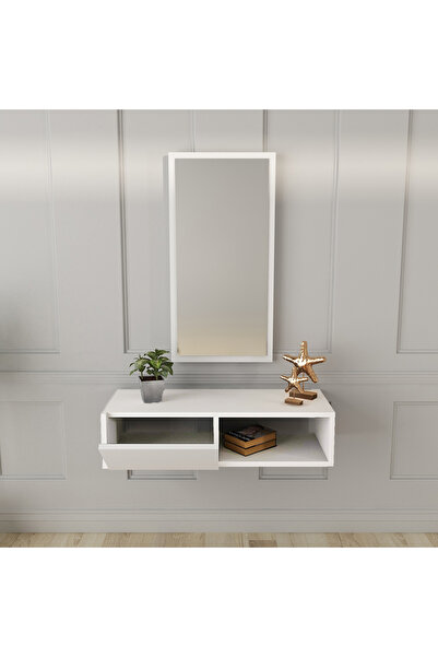 ARNETTİ Clay Aynalı Dresuar Beyaz
