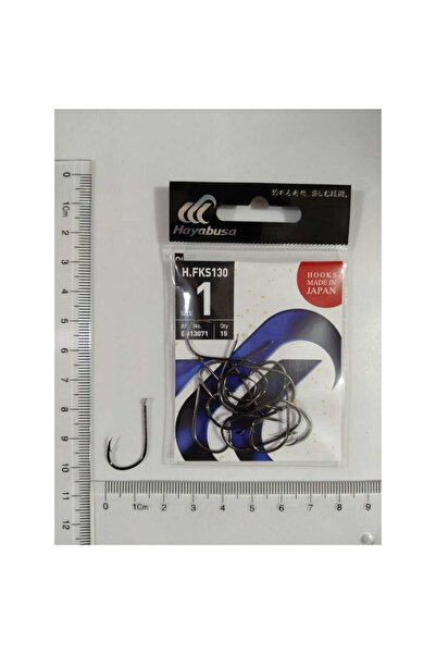 HAYABUSA HFKS 130 Black Nickel Olta İğnesi 15' li Paket No : 1