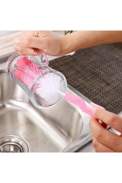 Doori Baby Bottle and Bottle Brush Bottle Cleaning Brush Jar Brush Flask Brus...