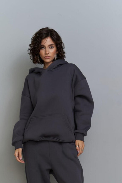 CMZ COLLECTİON Hanorac elegant pentru femei, căptușit cu bumbac, cu buzunar c...