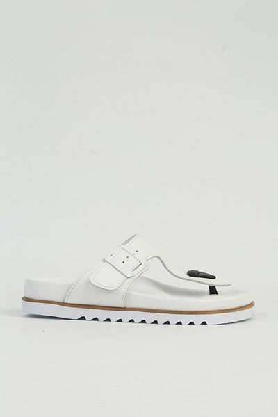 Pierre Cardin شبشب جلد نسائي أبيض PCK-5052