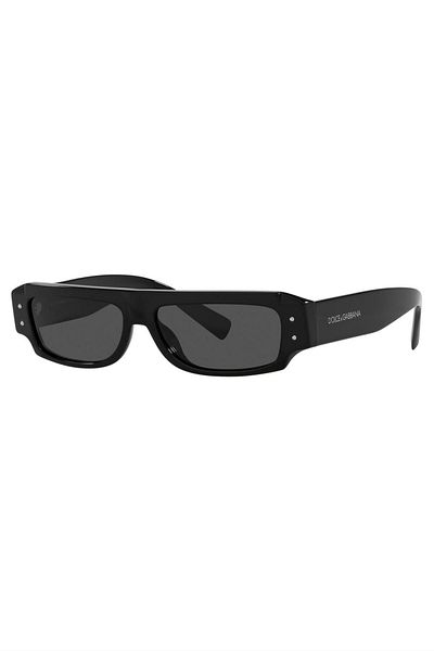 Dolce&Gabbana Dolce & Gabbana Man Rectangle Sunglasses- Dg 4458 - Lense Size:55mm - Black