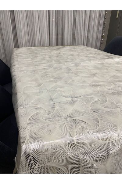 zeyrek tekstil Lüks Silinebilir Hijyenik Şeffaf Kaplama Pvc Muşamba Masa Örtü...
