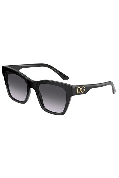 Dolce&Gabbana Dolce & Gabbana Woman Square Sunglasses- Dg 4384 - Lense Size:53mm - Black