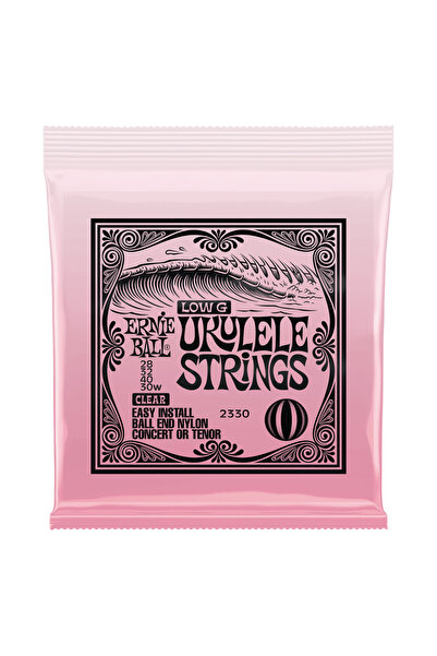 Ernie Ball Konser/tenor Şeffaf Naylon Toplu Ukulele Teli