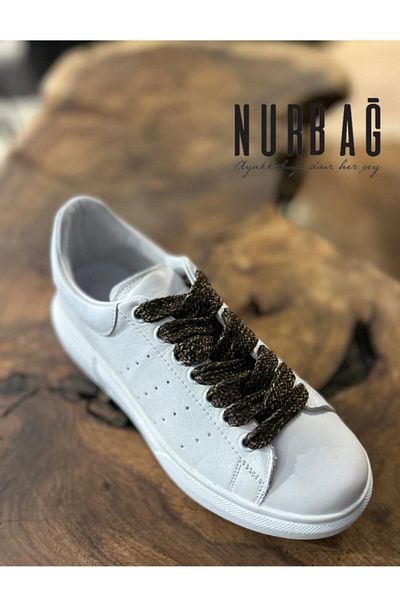 NURBAĞ DOKUMA SPORTS SHOES COTTON HAIR BRAIDED BROWN LACES 80 CM 1 PAIR BS72