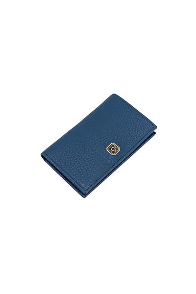 Desa Women's Navy Blue Leather Wallet