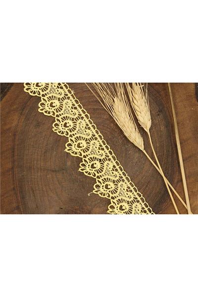 Gül Yellow Guipure 1185 - 9 Mt