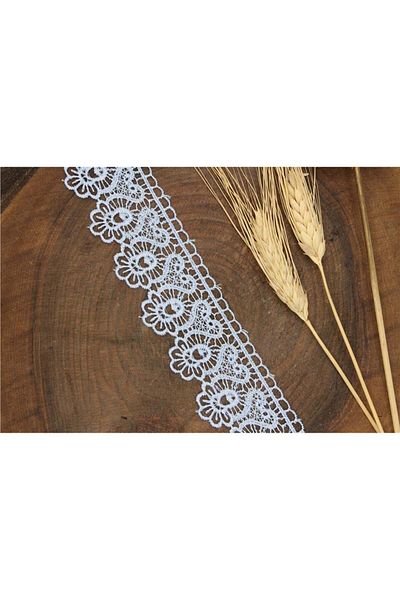 Gül Güpür 1185 - 9 Metre Albastru