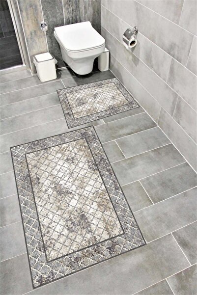 Bordo Halı Декоративна постелка за баня с водопоглъщаща мека, неплъзгаща се о...