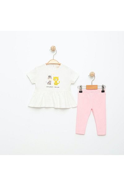 Divonette Pink Baby Girl 2 Piece Set