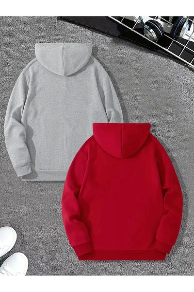 Karatopak Pachet de 2 hanorace unisex oversize cu glugă
