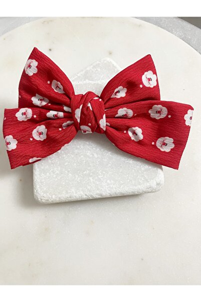 Selen Aksesuar Christmas Themed Women's Bow Model Automatic Buckle