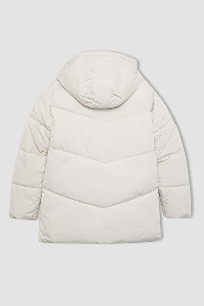 DeFacto Women's Coat A1553Ax Stone