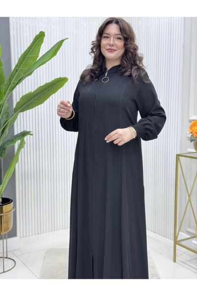 GK Boydan Fermuarlı Ferace