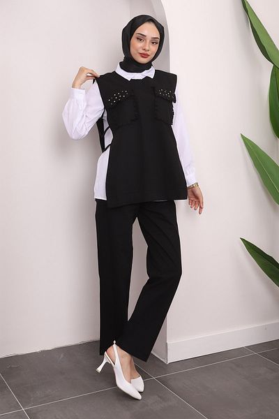 İmajButik Τριπλό Μαύρο Σετ - Πλαϊνά Λεπτομέρειες