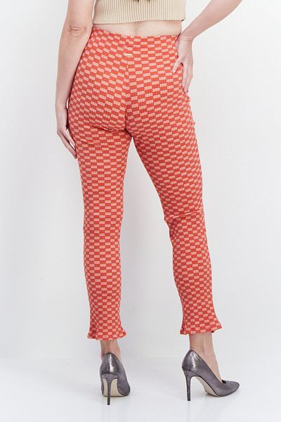 BİLLABONG Women Plaid Pull On Tights, Red