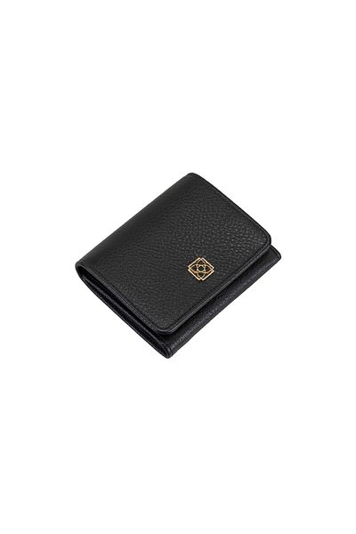 Desa Heleno Black Women's Leather Wallet