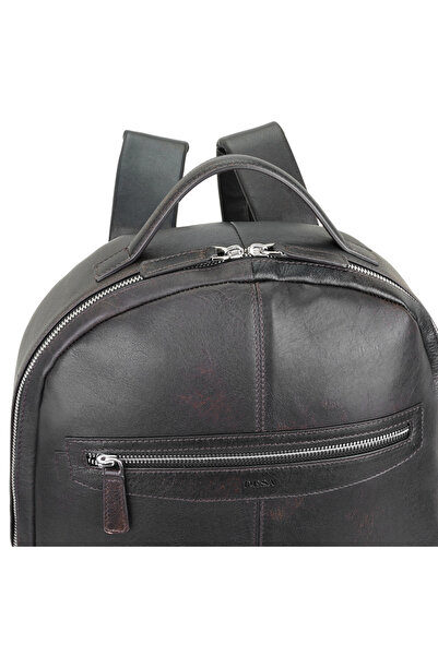 Desa Barnaby Brown Leather Backpack