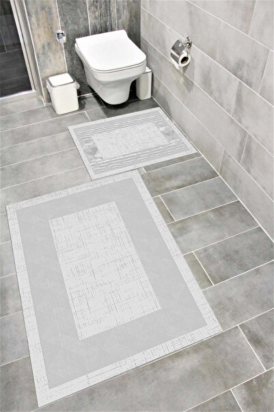 Bordo Halı Set de covorașe de baie decorative lavabile, cu absorbție de apă, ...