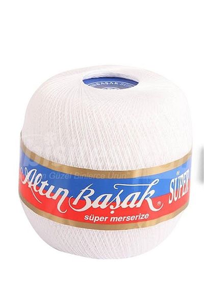 Altınbaşak White Super Lace Thread - No:60