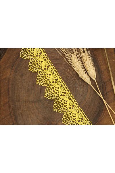 Gül Yellow Guipure 1157 - 9 Mt