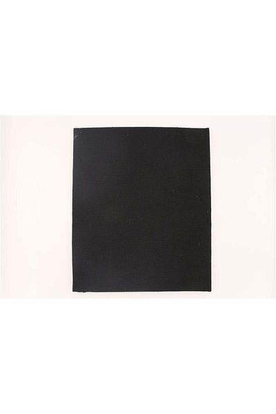 domino Black Prayer Mat Etamine Fabric - Std